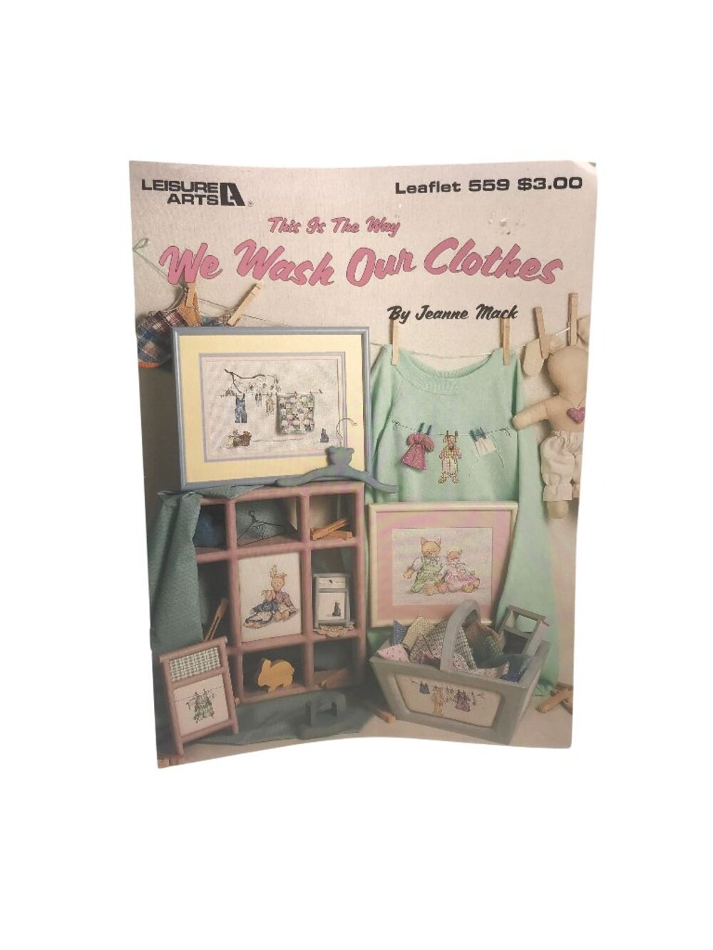 Vintage Cross Stitch Patterns, This is the Way We Wash Our Clothes by Jeanne Mac